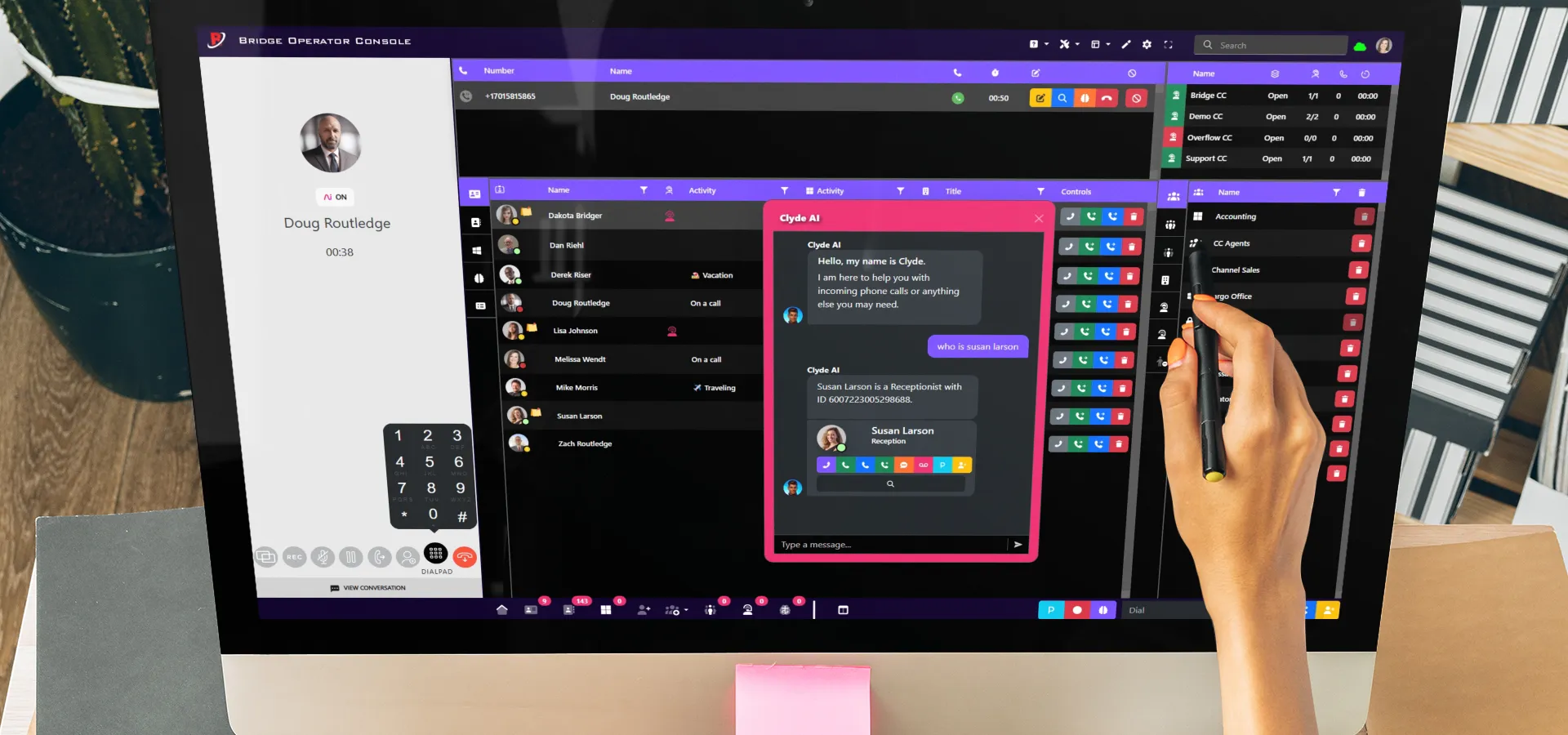 Bridge Operator Console for Dialpad