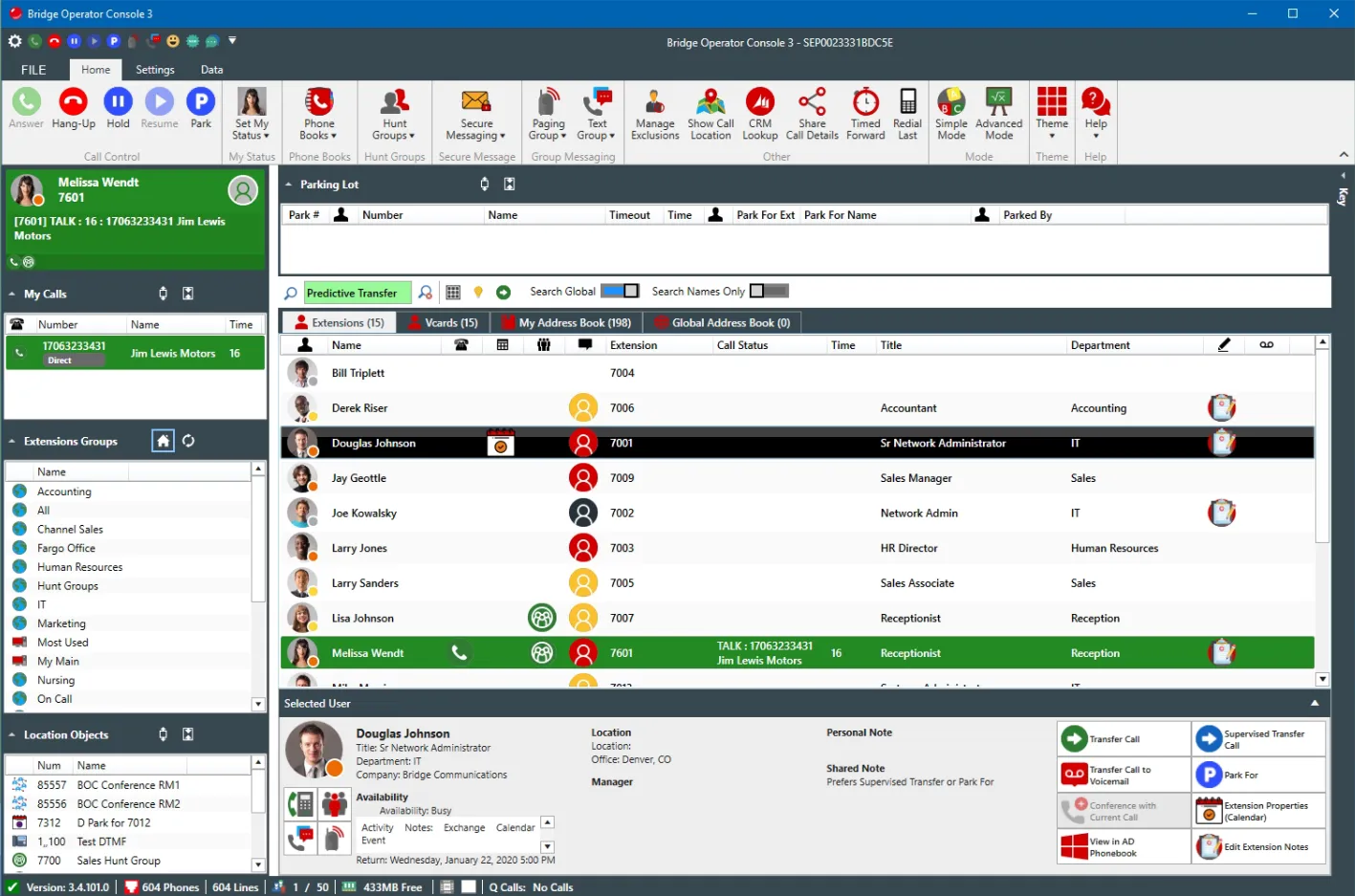 Bridge Operator Console Attendant Console Cisco