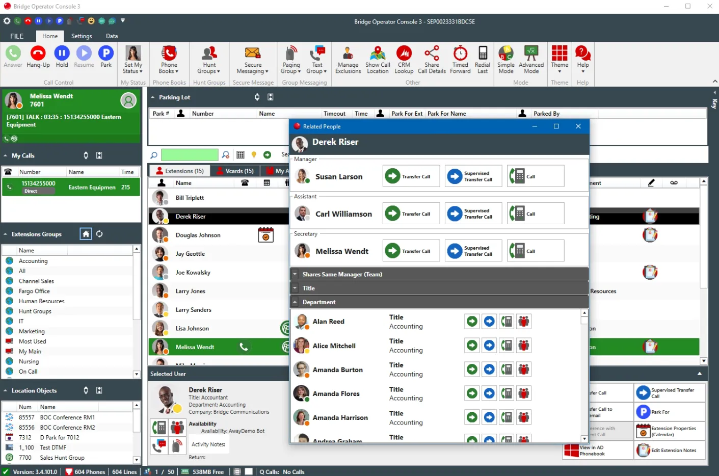 Related People Search and Transfer